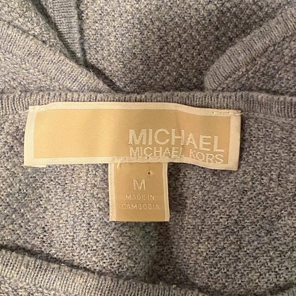 Michael Kors Women's Blue Sweater Size Medium - Picture 5 of 6